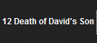 12 Death of David's Son