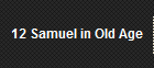 12 Samuel in Old Age