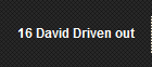16 David Driven out