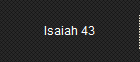 Isaiah 43